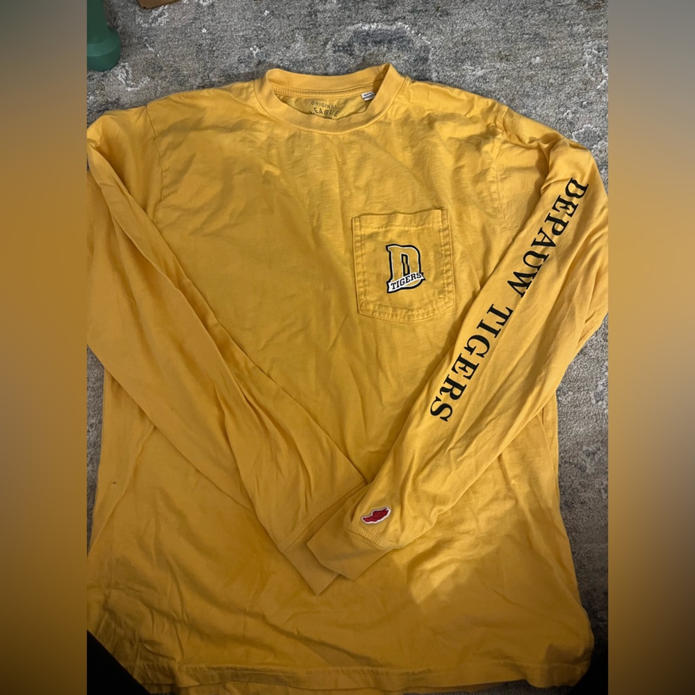 Depauw University Tigers Long Sleeve Shirt